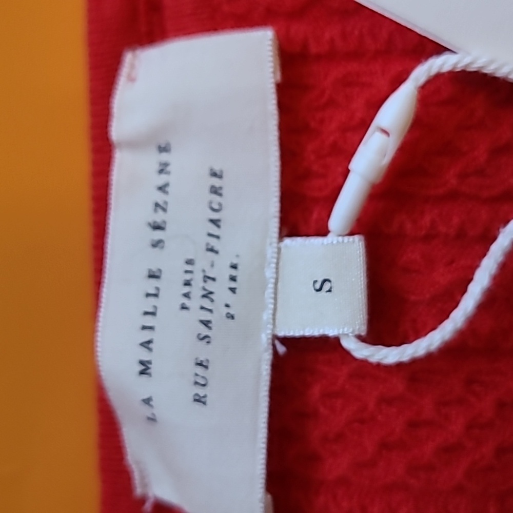 Nwt! Sezane Alessia knit red - Picture 6 of 9